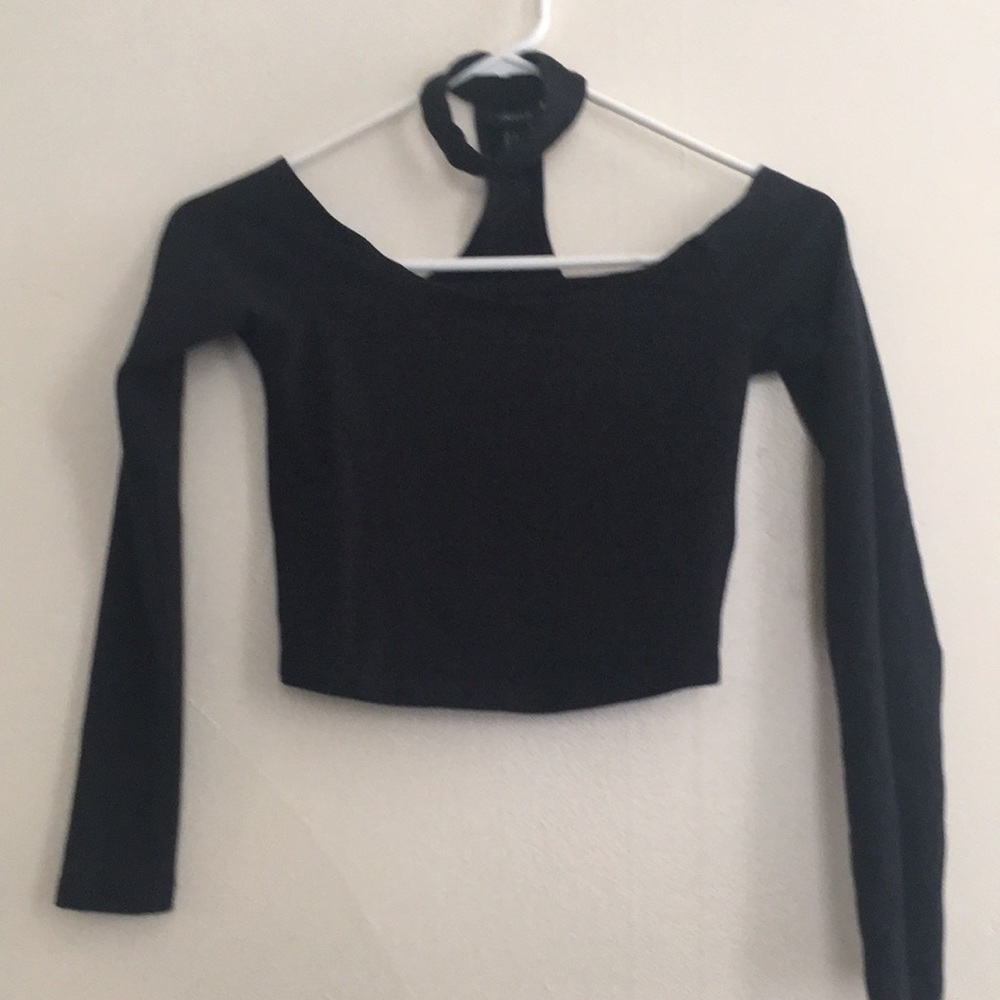 Off the shoulder crop top